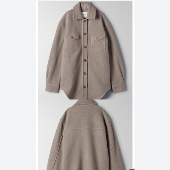 In search of Aritzia Ganna Jacket LONG. Either gray or deep taupe size Small - Picture 1 of 1